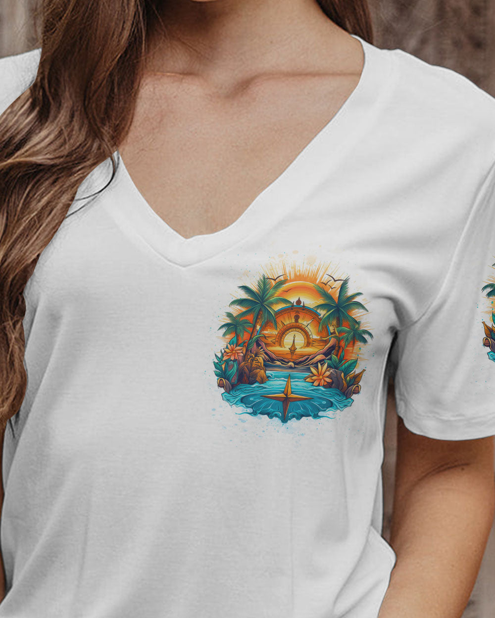 BLISSCORNERS SMELL THE SEA FEEL THE BREEZE ALL OVER PRINT