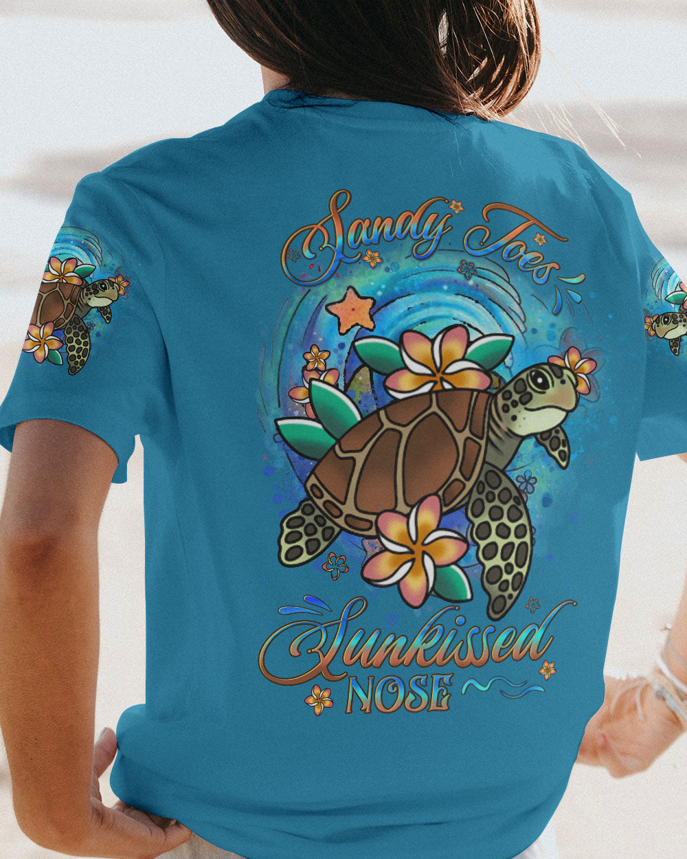 BLISSCORNERS SANDY TOES SUNKISSED NOSE ALL OVER PRINT