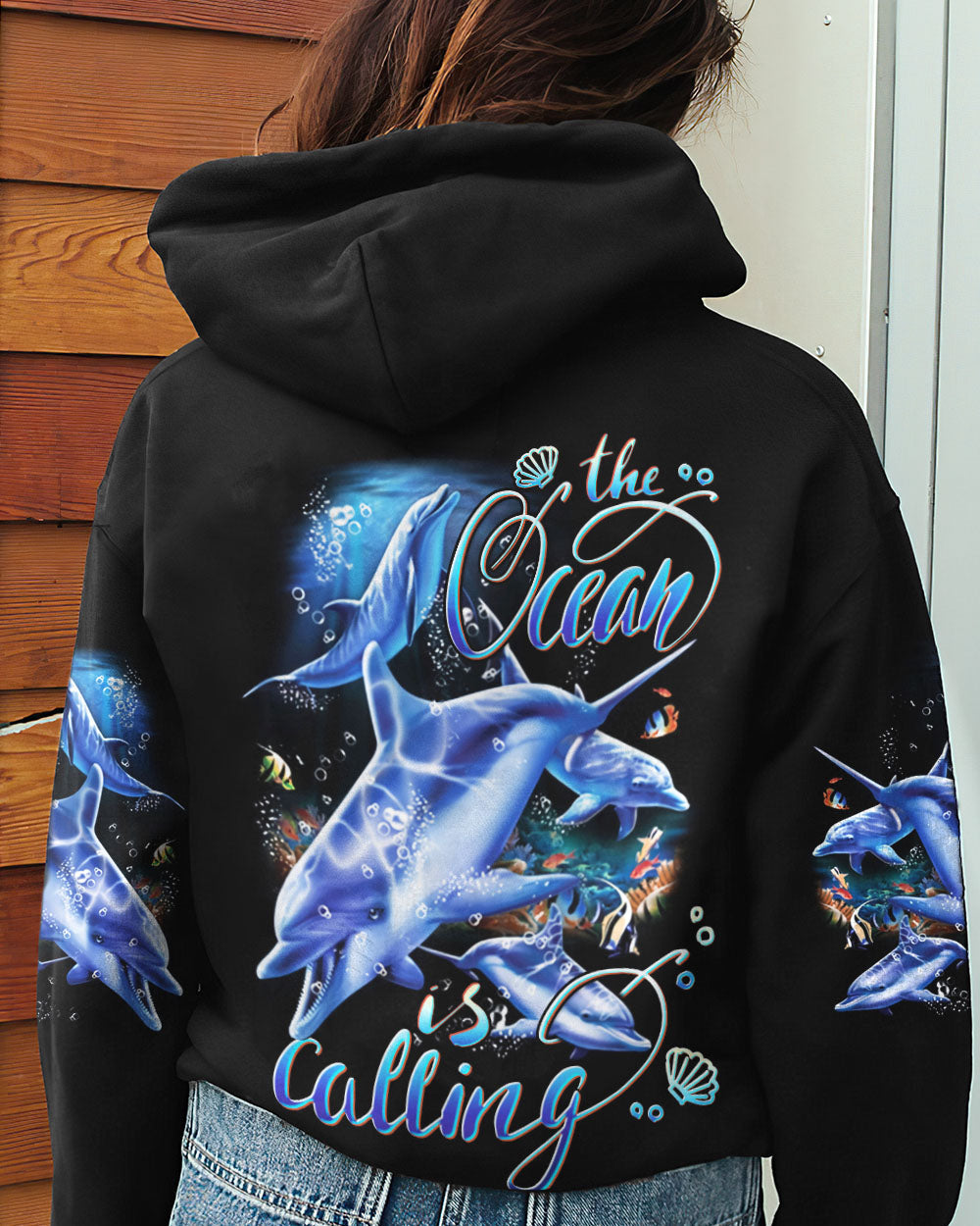 BLISSCORNERS THE OCEAN IS CALLING ALL OVER PRINT