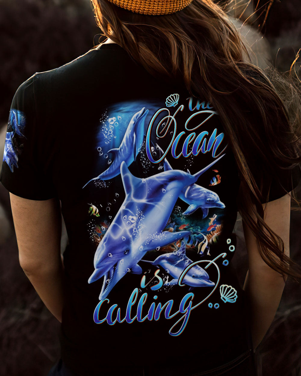 BLISSCORNERS THE OCEAN IS CALLING ALL OVER PRINT
