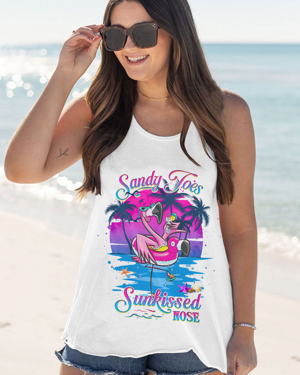 BLISSCORNERS SANDY TOES SUNKISSED NOSE ALL OVER PRINT