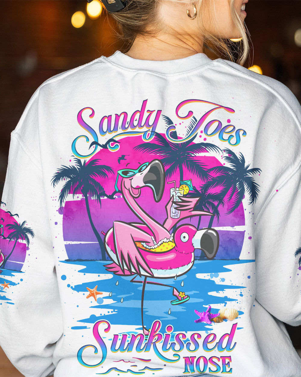 BLISSCORNERS SANDY TOES SUNKISSED NOSE ALL OVER PRINT