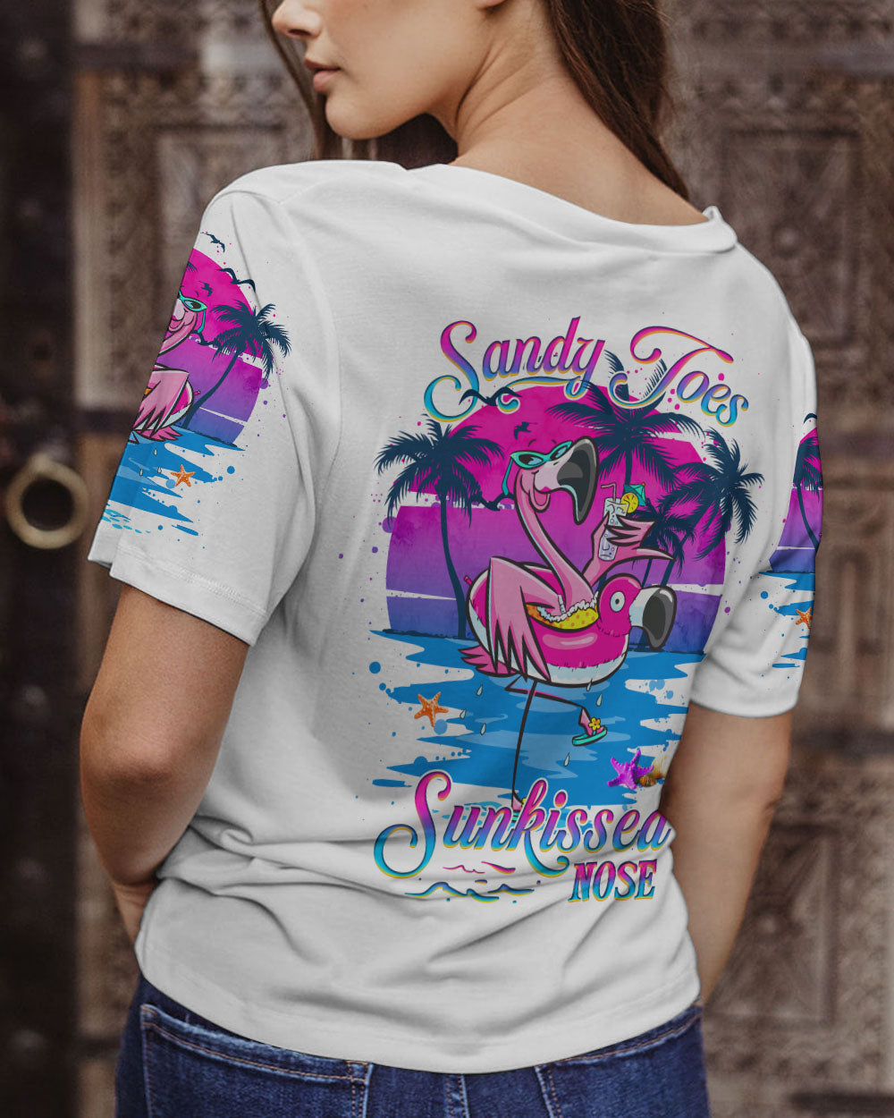 BLISSCORNERS SANDY TOES SUNKISSED NOSE ALL OVER PRINT