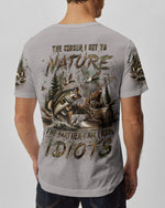 BLISSCORNERS THE CLOSER I GET TO NATURE HUNTING FISHING ALL OVER PRINT