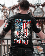 BLISSCORNERS BUCK AROUND AND FIND OUT DEER HUNTING ALL OVER PRINT