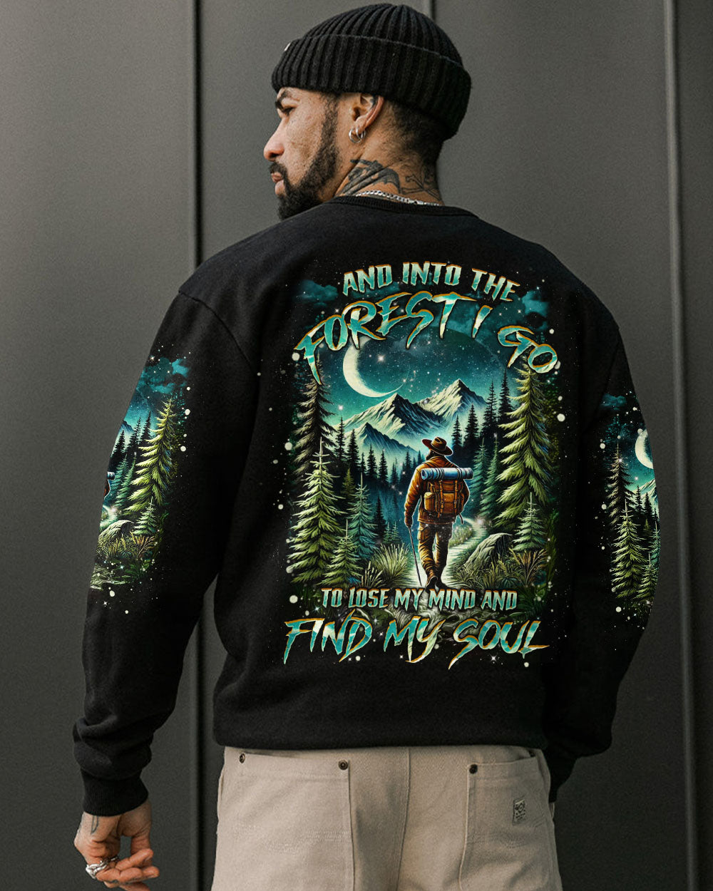 BLISSCORNERS AND INTO THE FOREST I GO ALL OVER PRINT