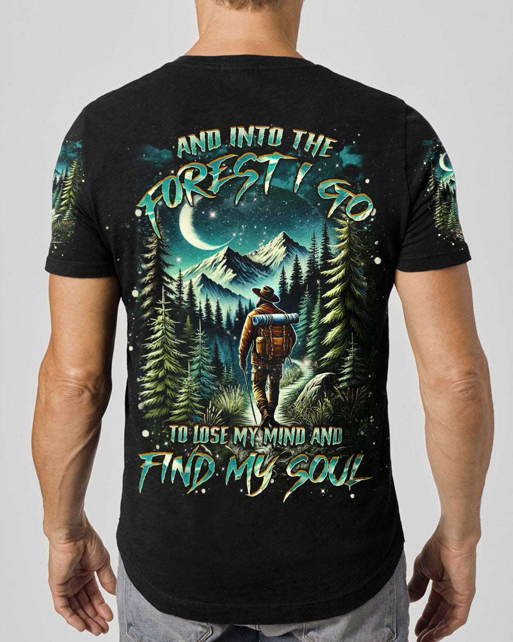 BLISSCORNERS AND INTO THE FOREST I GO ALL OVER PRINT