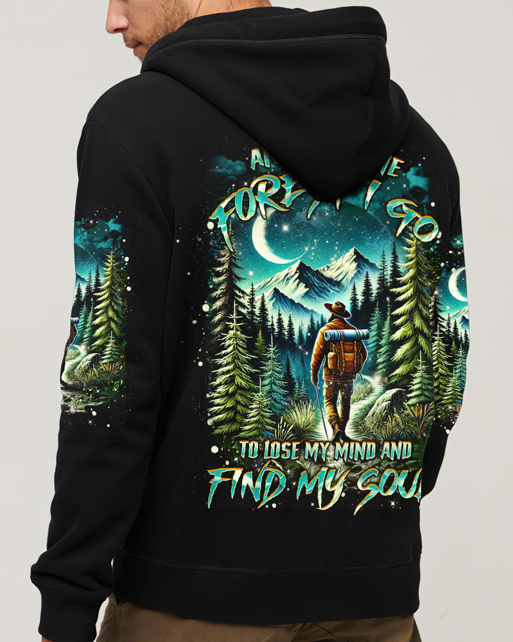 BLISSCORNERS AND INTO THE FOREST I GO ALL OVER PRINT