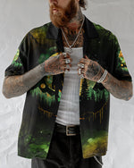 BLISSCORNERS AND INTO THE FOREST I GO BIGFOOT HAWAIIAN SHIRT