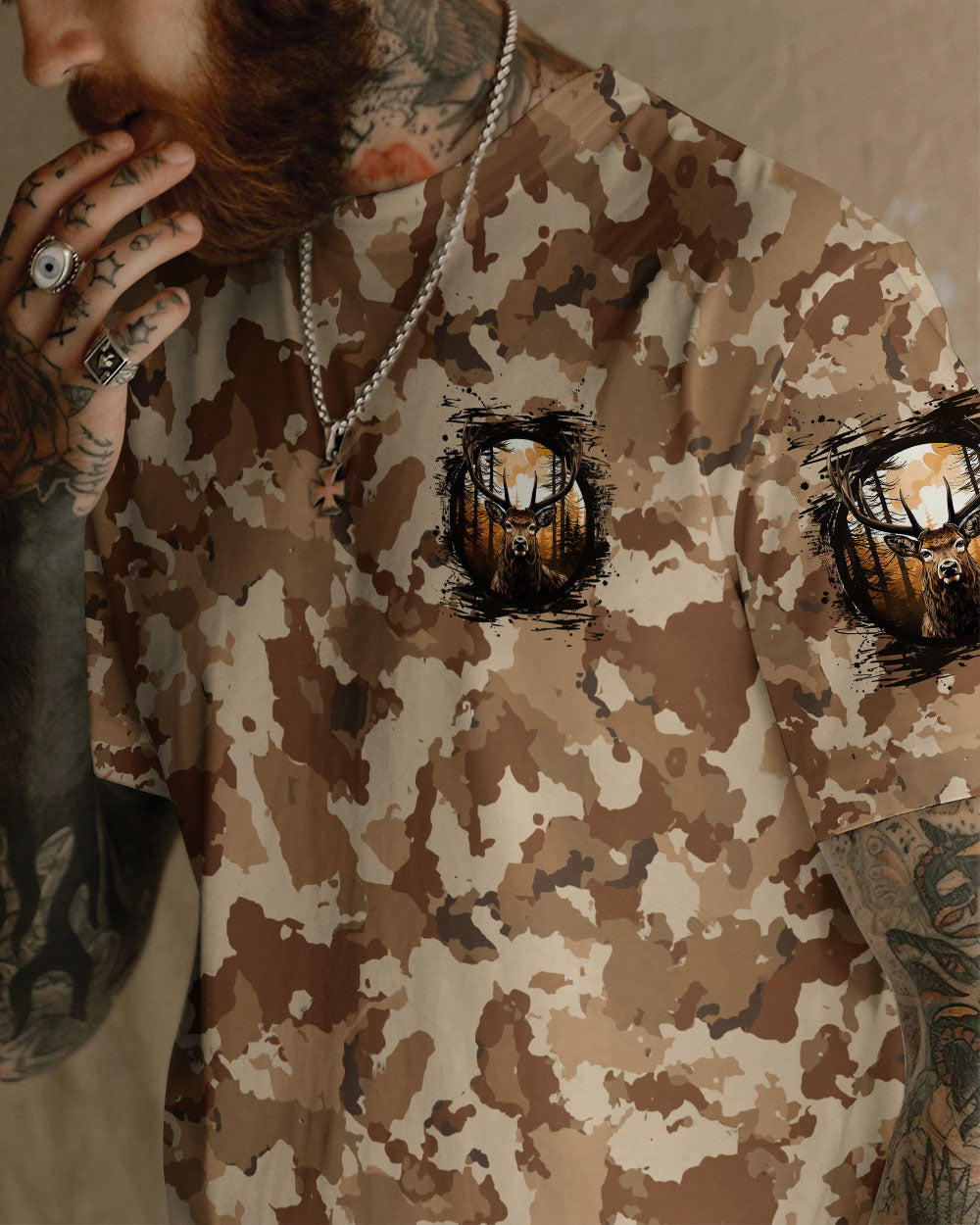 BLISSCORNERS I LIKE BIG BUCKS DEER HUNTING ALL OVER PRINT