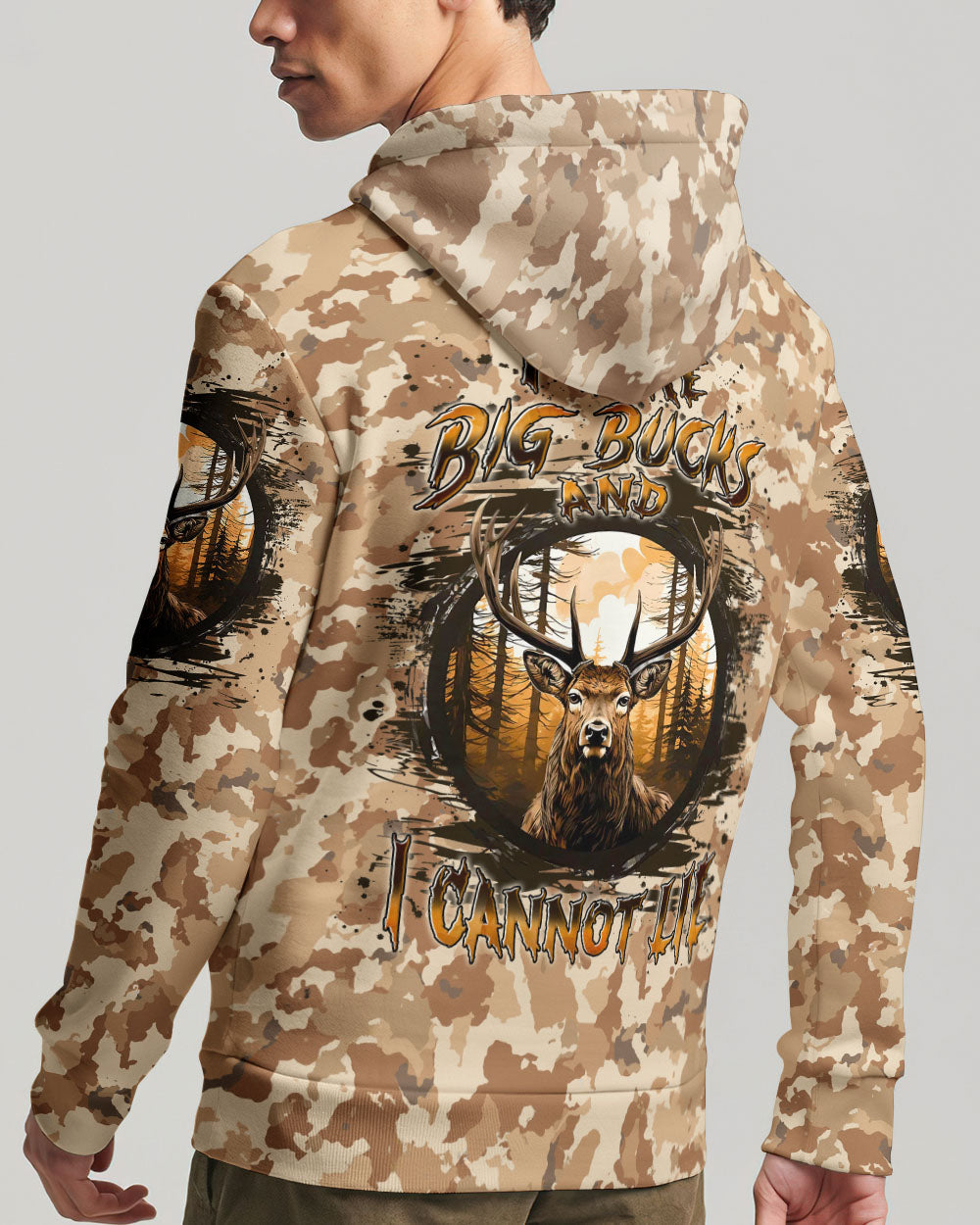 BLISSCORNERS I LIKE BIG BUCKS DEER HUNTING ALL OVER PRINT