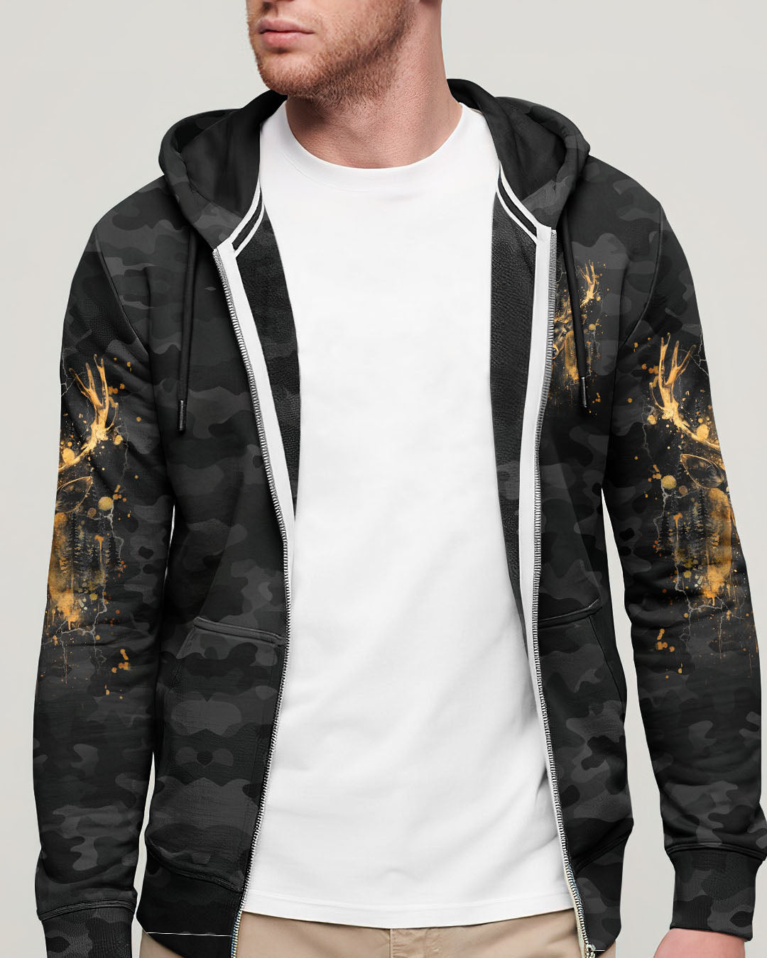 BLISSCORNERS BUCK AROUND AND FIND OUT DEER HUNTING ALL OVER PRINT