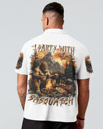 BLISSCORNERS (HOT DEAL) I PARTY WITH SASQUATCH BIGFOOT ALL OVER PRINT