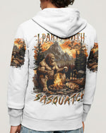 BLISSCORNERS (HOT DEAL) I PARTY WITH SASQUATCH BIGFOOT ALL OVER PRINT