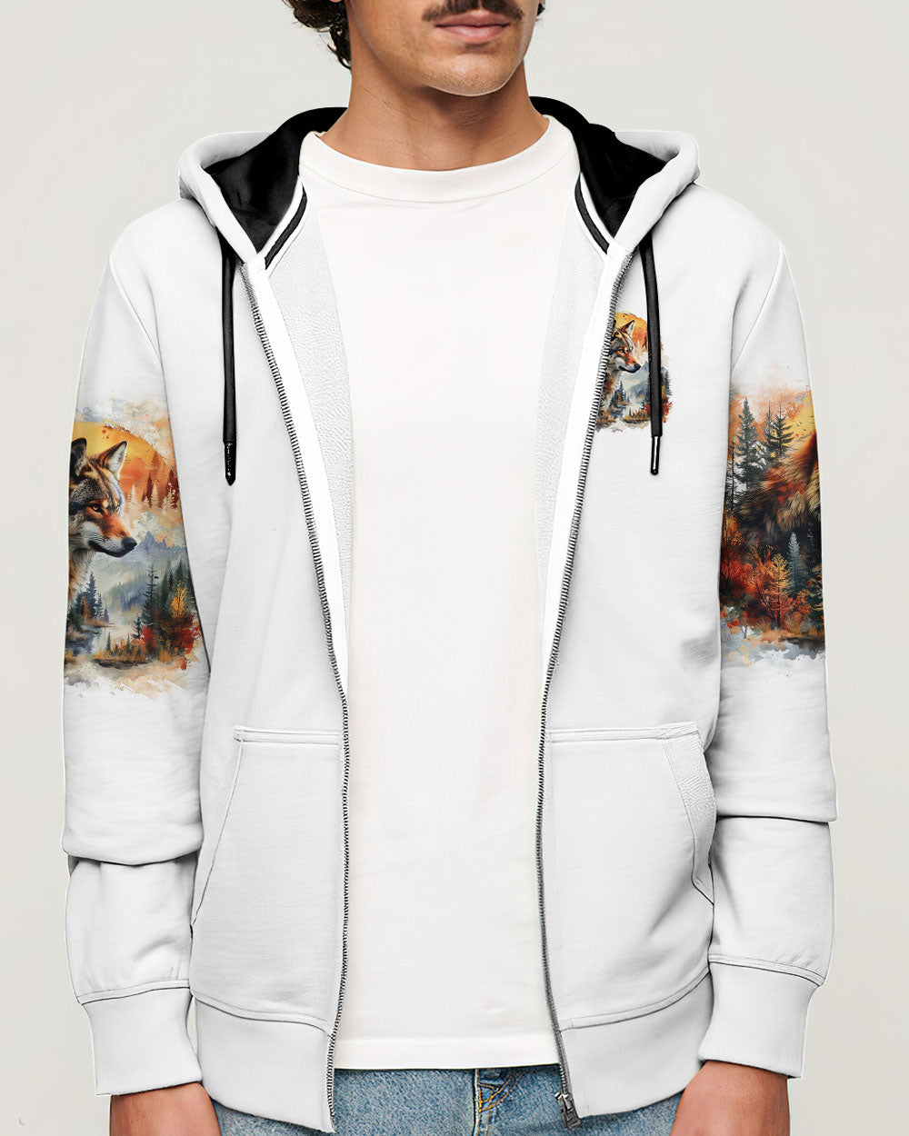 BLISSCORNERS AND INTO THE FOREST I GO WOLF ALL OVER PRINT