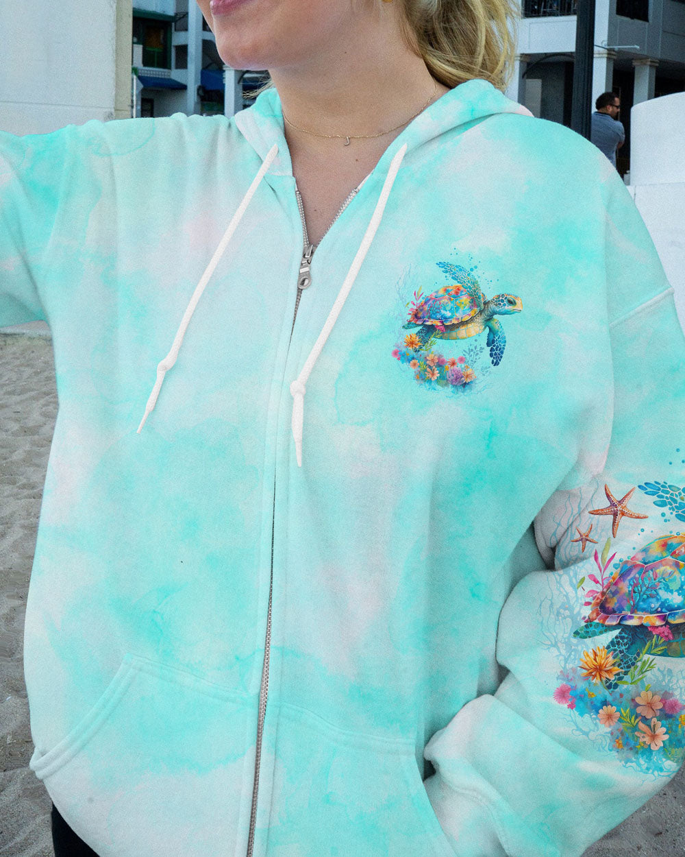 BLISSCORNERS SOME GIRLS ARE JUST BORN TURTLE ALL OVER PRINT