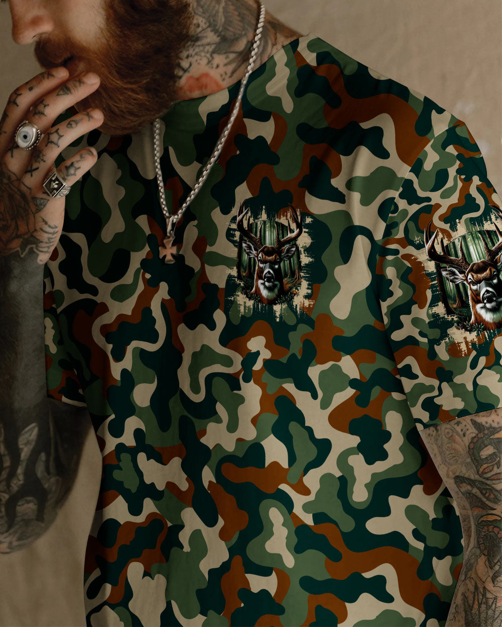 BLISSCORNERS BEST BUCKIN' DAD EVER DEER HUNTING ALL OVER PRINT