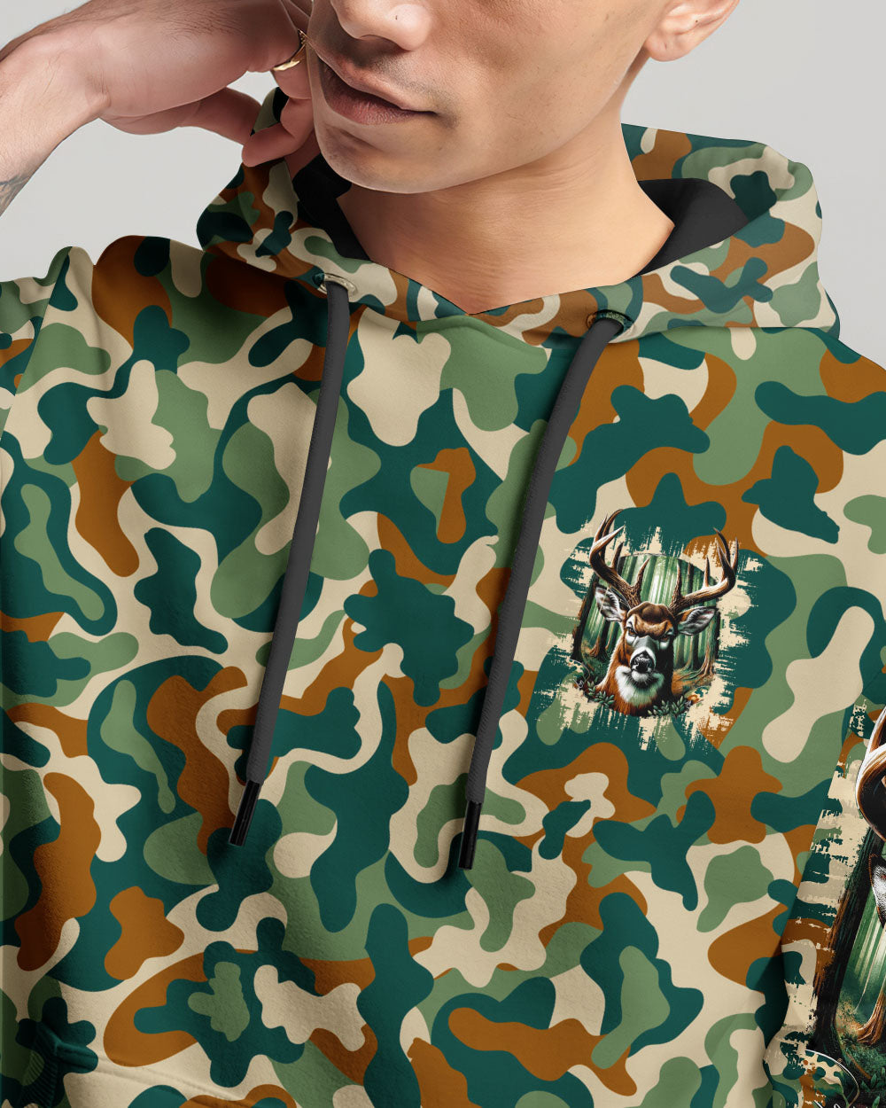 BLISSCORNERS BEST BUCKIN' DAD EVER DEER HUNTING ALL OVER PRINT