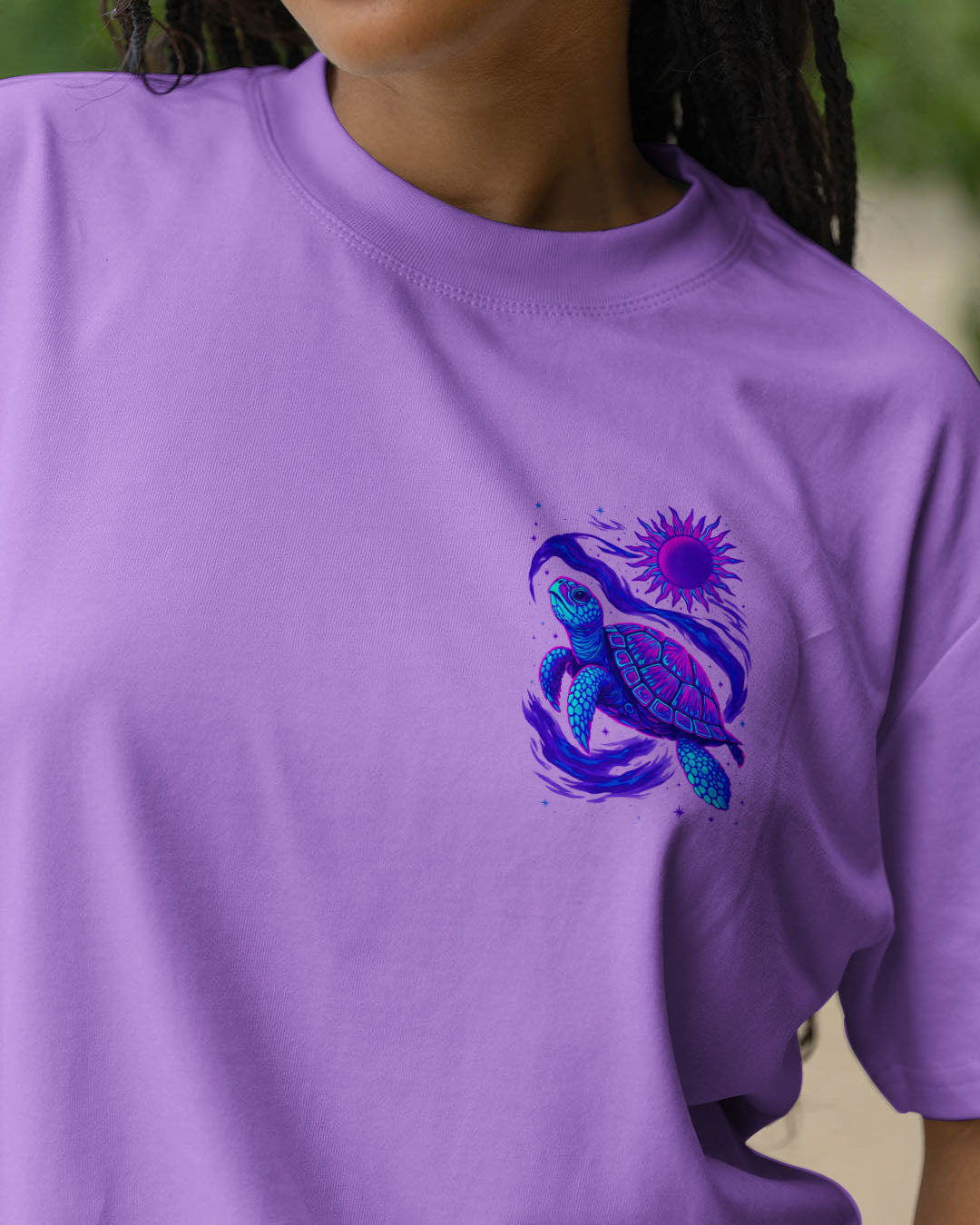 BLISSCORNERS SALTWATER HEALS EVERYTHING TURTLE ALL OVER PRINT