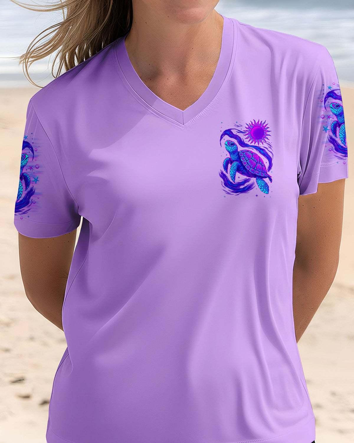 BLISSCORNERS SALTWATER HEALS EVERYTHING TURTLE ALL OVER PRINT