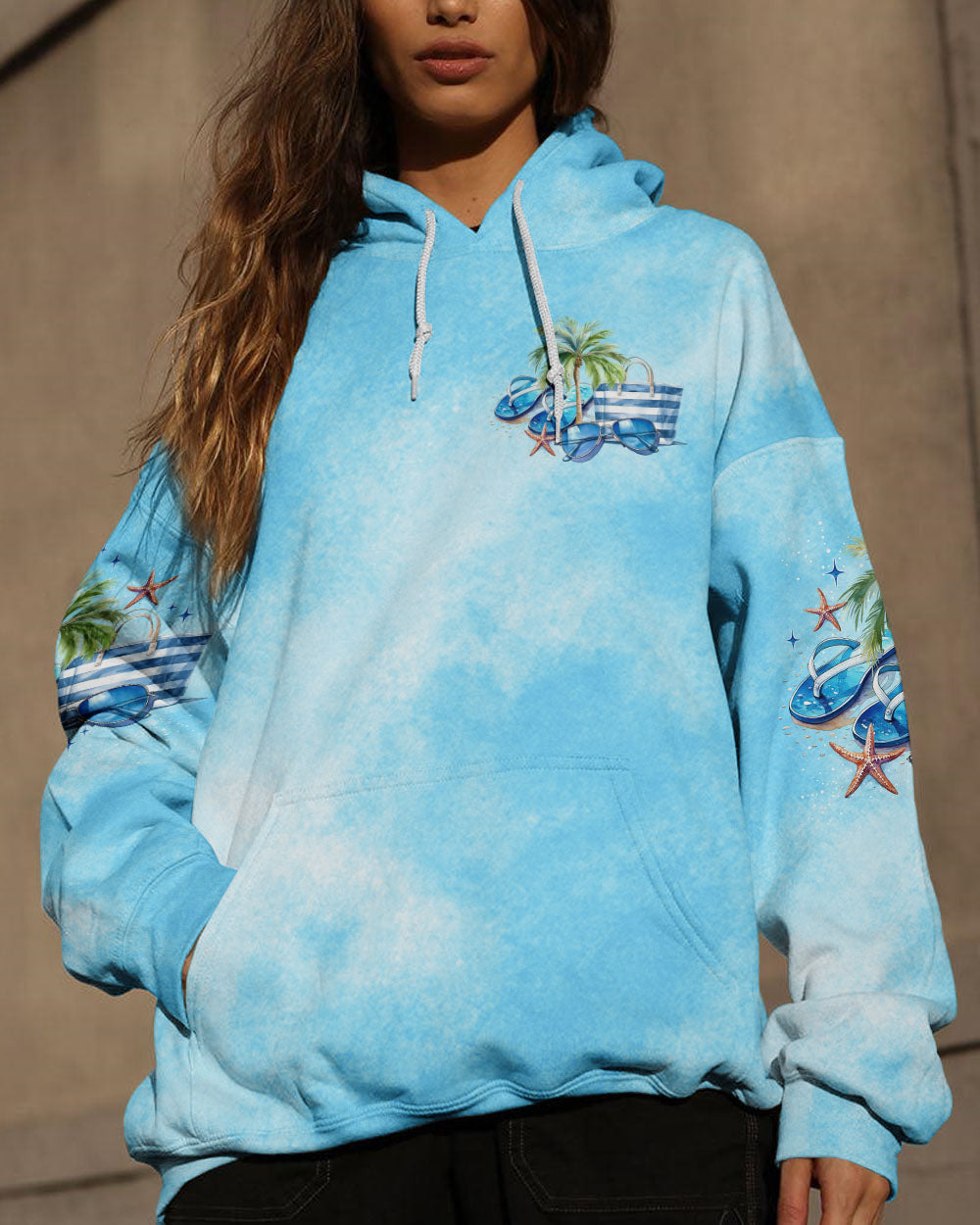 BLISSCORNERS SOME GIRLS ARE JUST BORN OCEAN ALL OVER PRINT