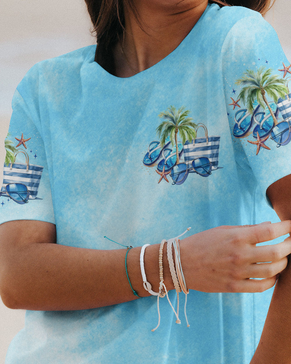 BLISSCORNERS SOME GIRLS ARE JUST BORN OCEAN ALL OVER PRINT