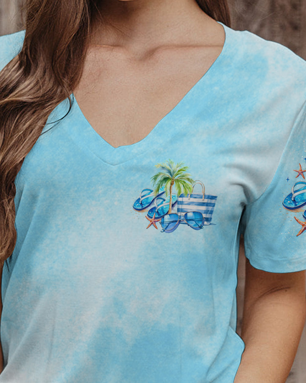 BLISSCORNERS SOME GIRLS ARE JUST BORN OCEAN ALL OVER PRINT