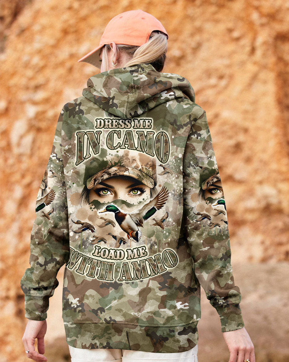BLISSCORNERS DRESS ME IN CAMO DUCK HUNTING ALL OVER PRINT