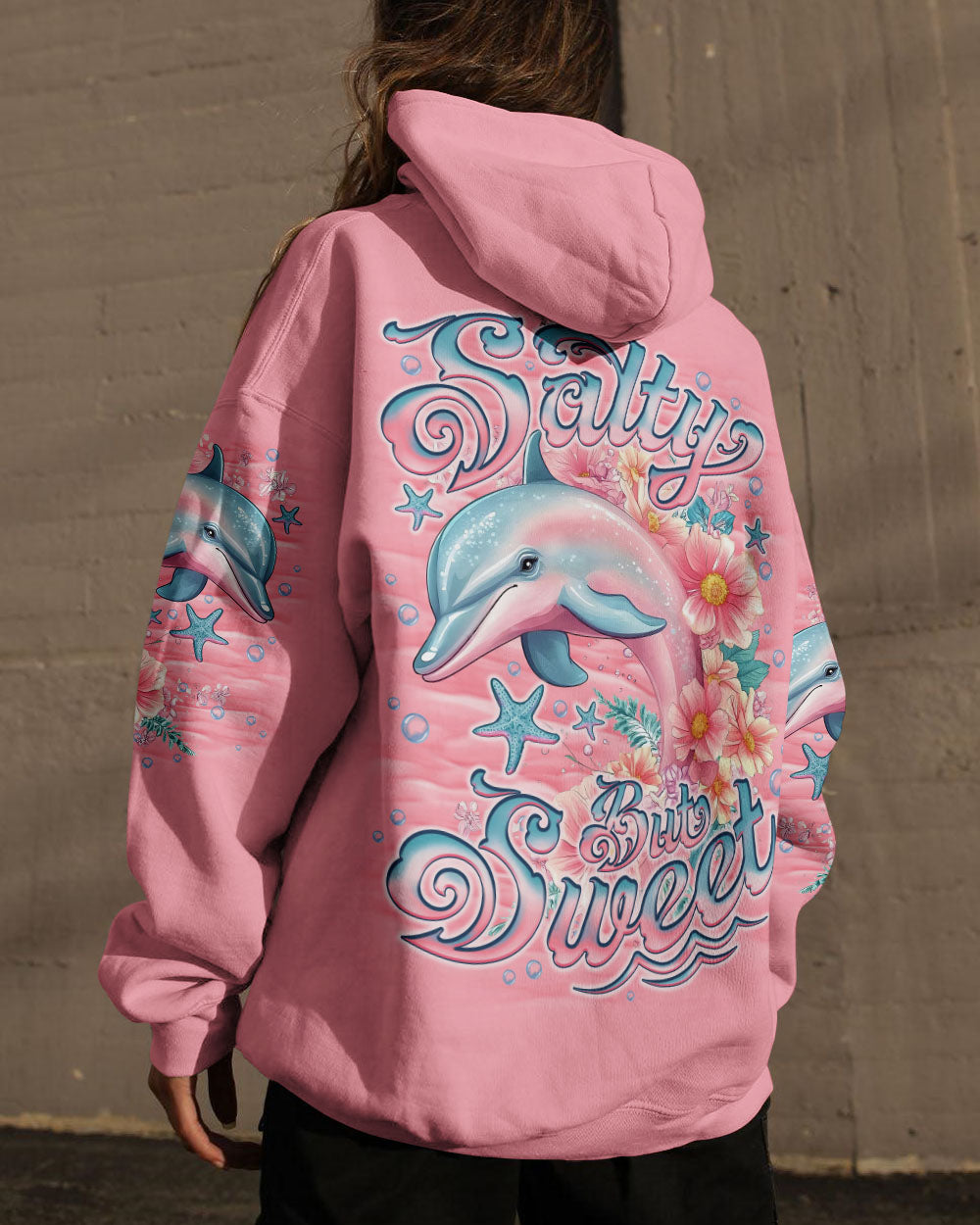 BLISSCORNERS SALTY BUT SWEET DOLPHIN ALL OVER PRINT
