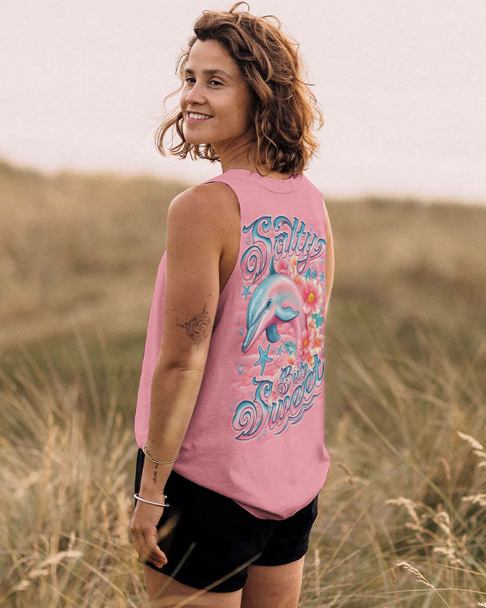 BLISSCORNERS SALTY BUT SWEET DOLPHIN ALL OVER PRINT