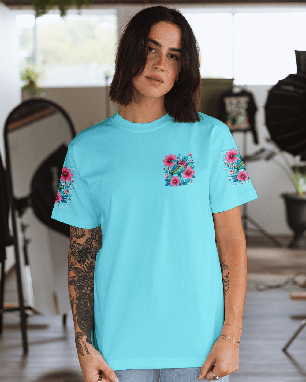 BLISSCORNERS SALTY BUT SWEET TURTLE  ALL OVER PRINT