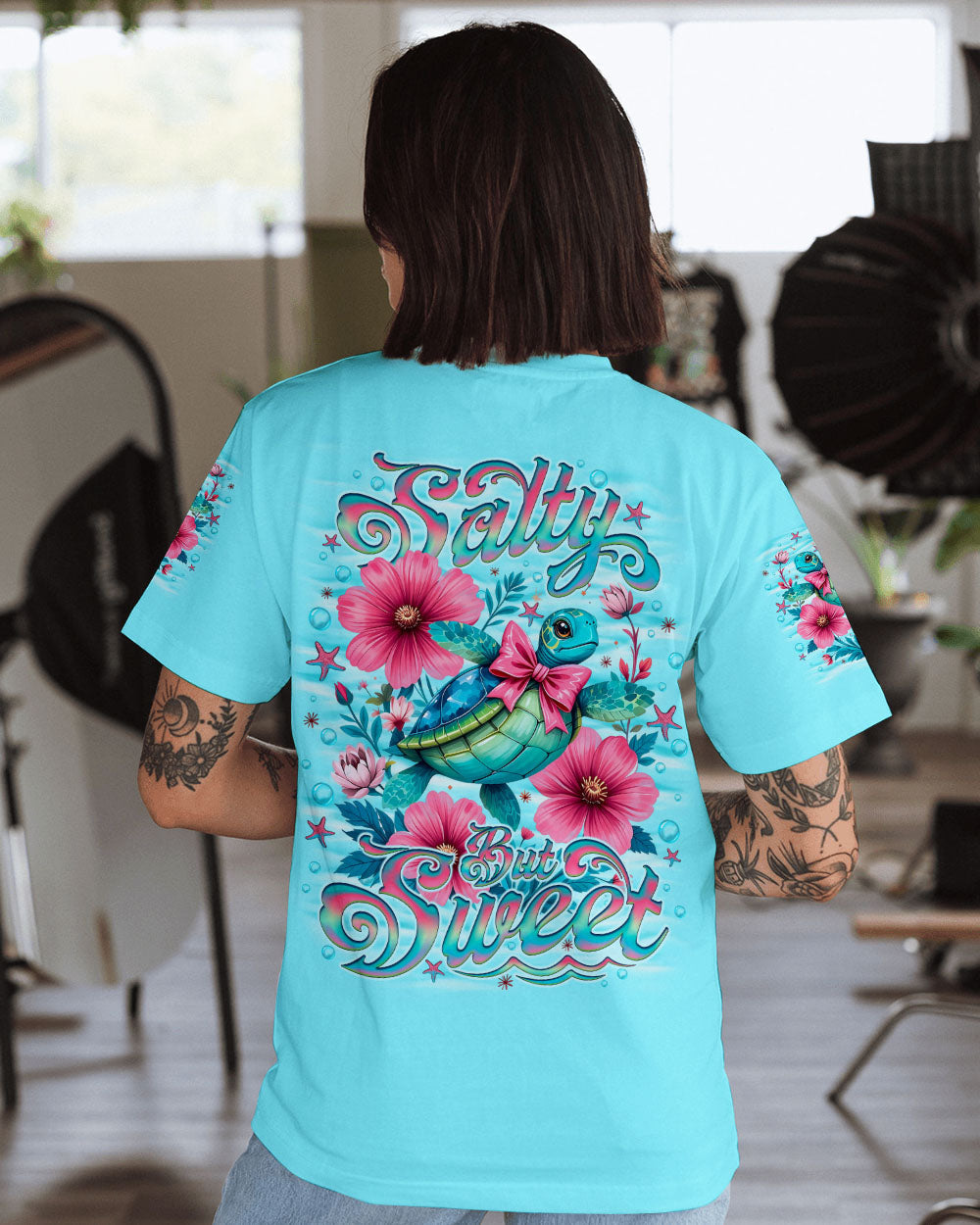BLISSCORNERS SALTY BUT SWEET TURTLE  ALL OVER PRINT