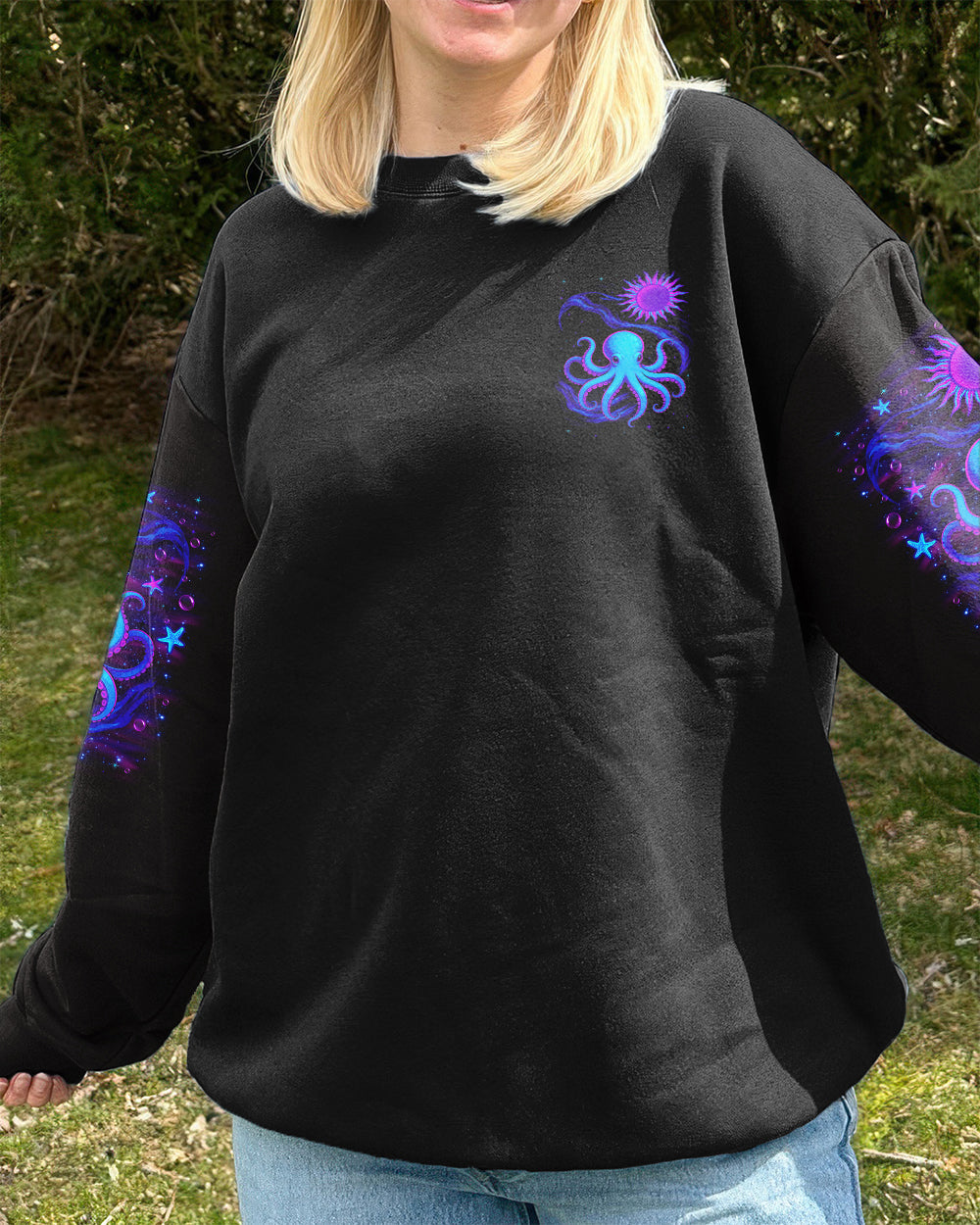 BLISSCORNERS SALTWATER HEALS EVERYTHING OCTOPUS ALL OVER PRINT