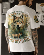 BLISSCORNERS AND INTO THE FOREST I GO WOLF ALL OVER PRINT