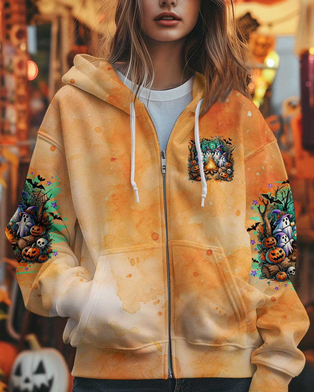 BLISSCORNERS MAKING MEMORIES ONE CAMPFIRE AT A TIME BOOS HALLOWEEN ALL OVER PRINT