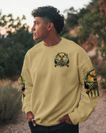 BLISSCORNERS (HOT DEAL) NO BRAGGING UNTIL YOU'REDRAGGING DEER HUNTING ALL OVER PRINT