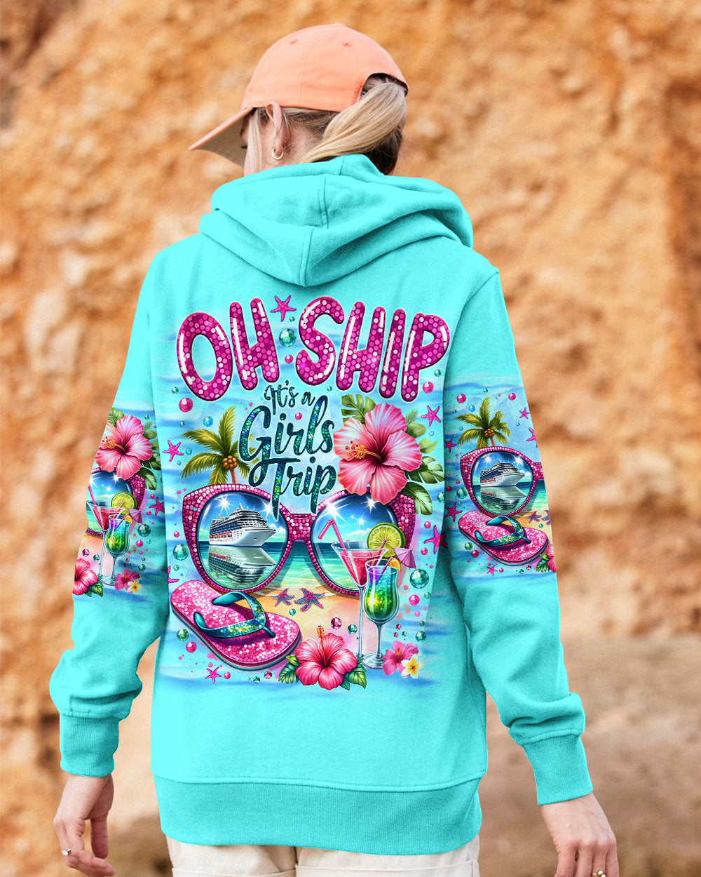 BLISSCORNERS OH SHIP IT'S A GIRLS TRIP CRUISE ALL OVER PRINT