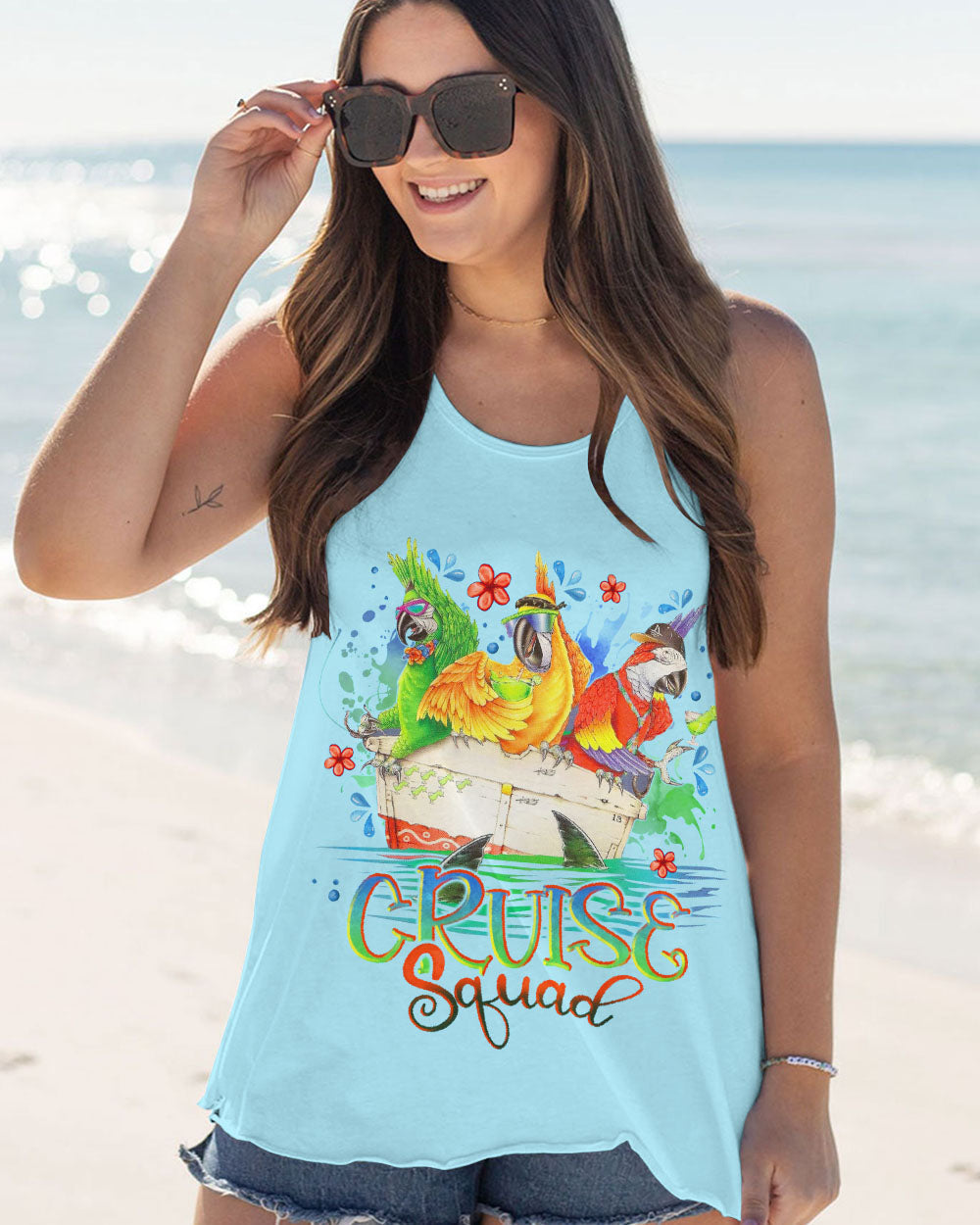 BLISSCORNERS CRUISE SQUAD PARROT ALL OVER PRINT
