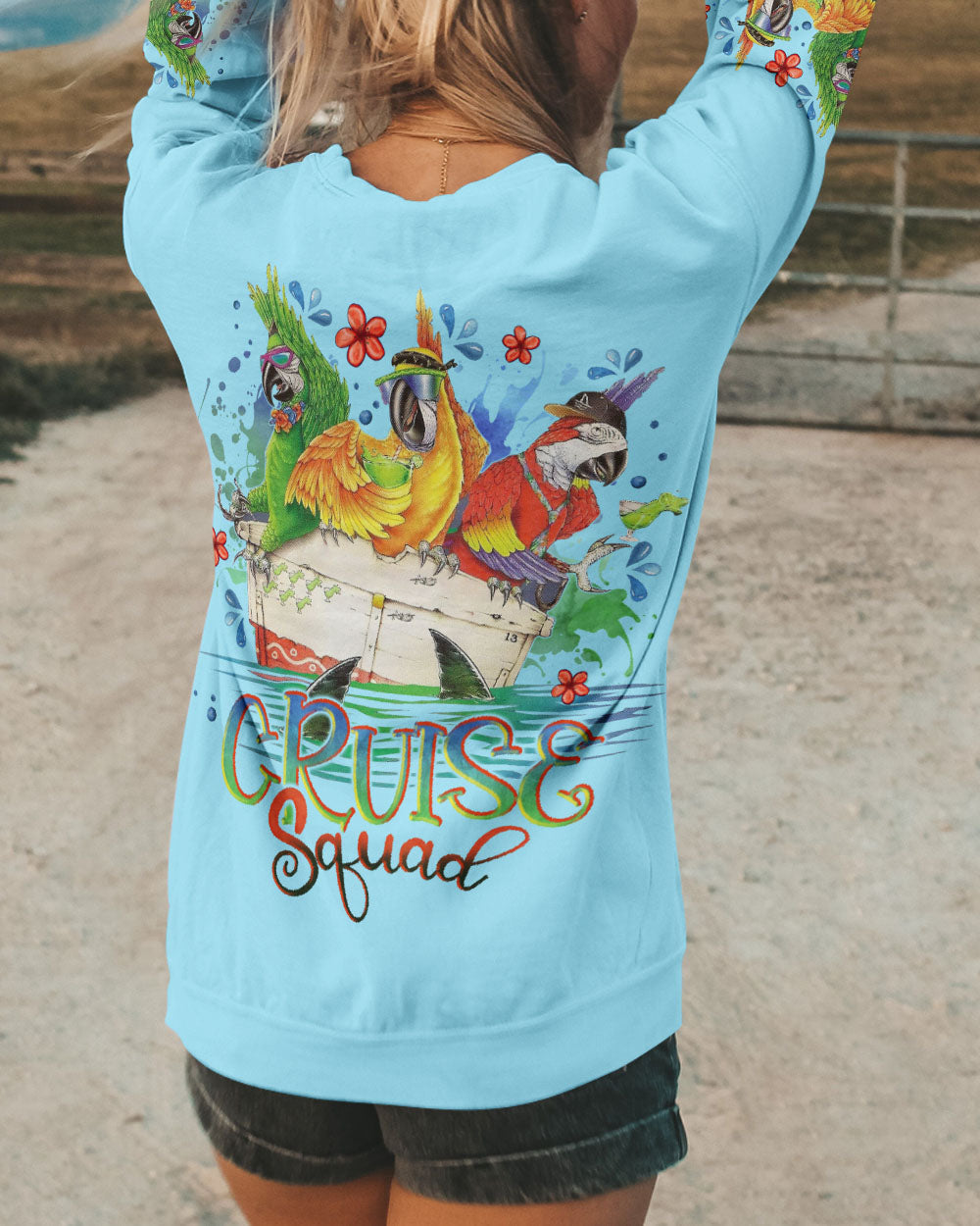 BLISSCORNERS CRUISE SQUAD PARROT ALL OVER PRINT