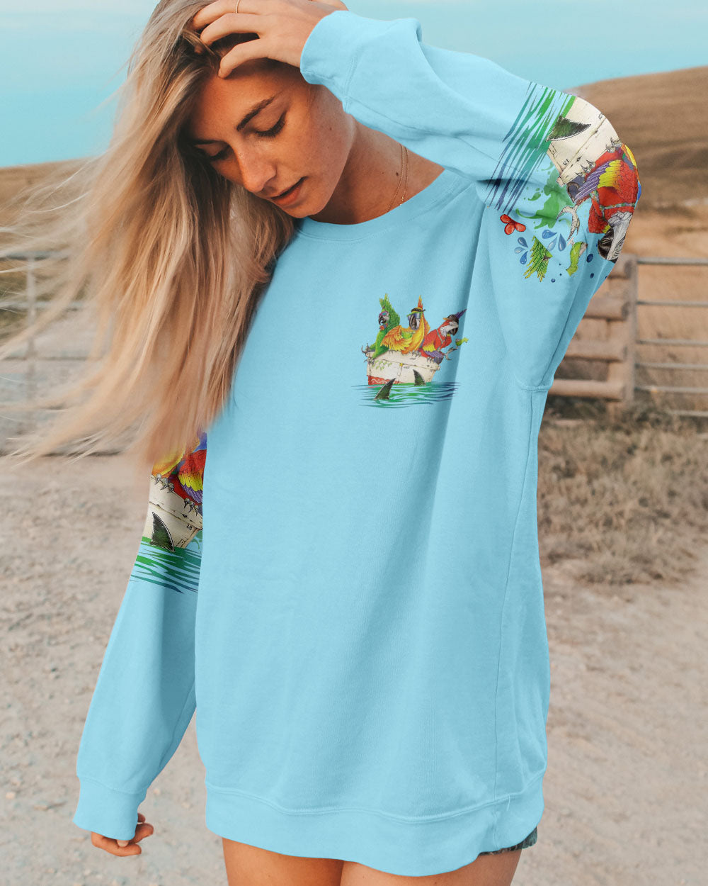 BLISSCORNERS CRUISE SQUAD PARROT ALL OVER PRINT