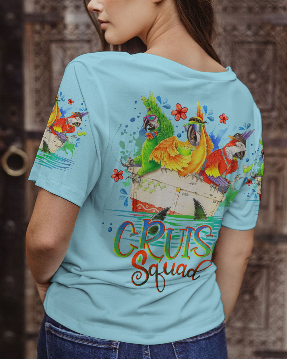 BLISSCORNERS CRUISE SQUAD PARROT ALL OVER PRINT