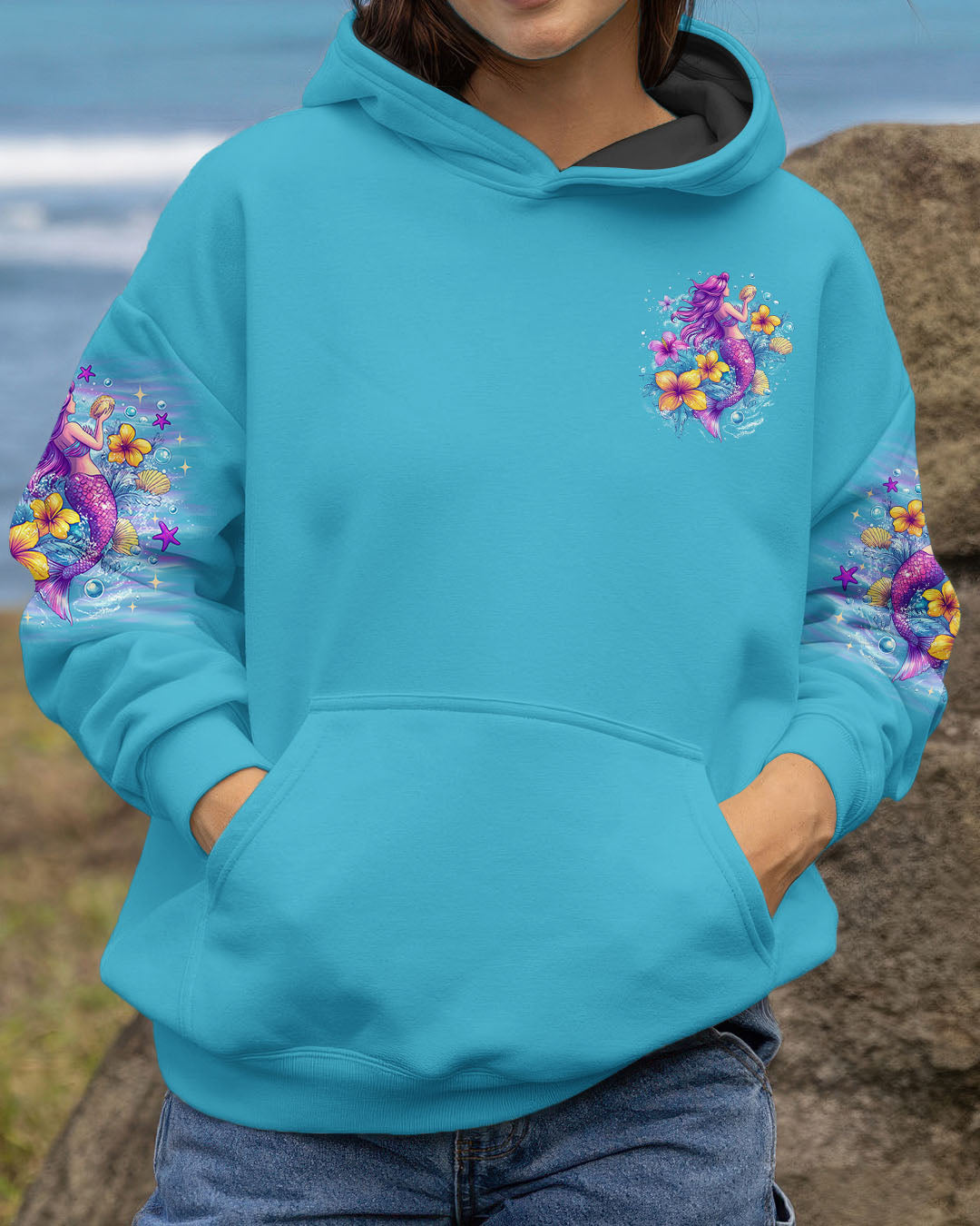 BLISSCORNERS SALTY LIL' BEACH MERMAID ALL OVER PRINT