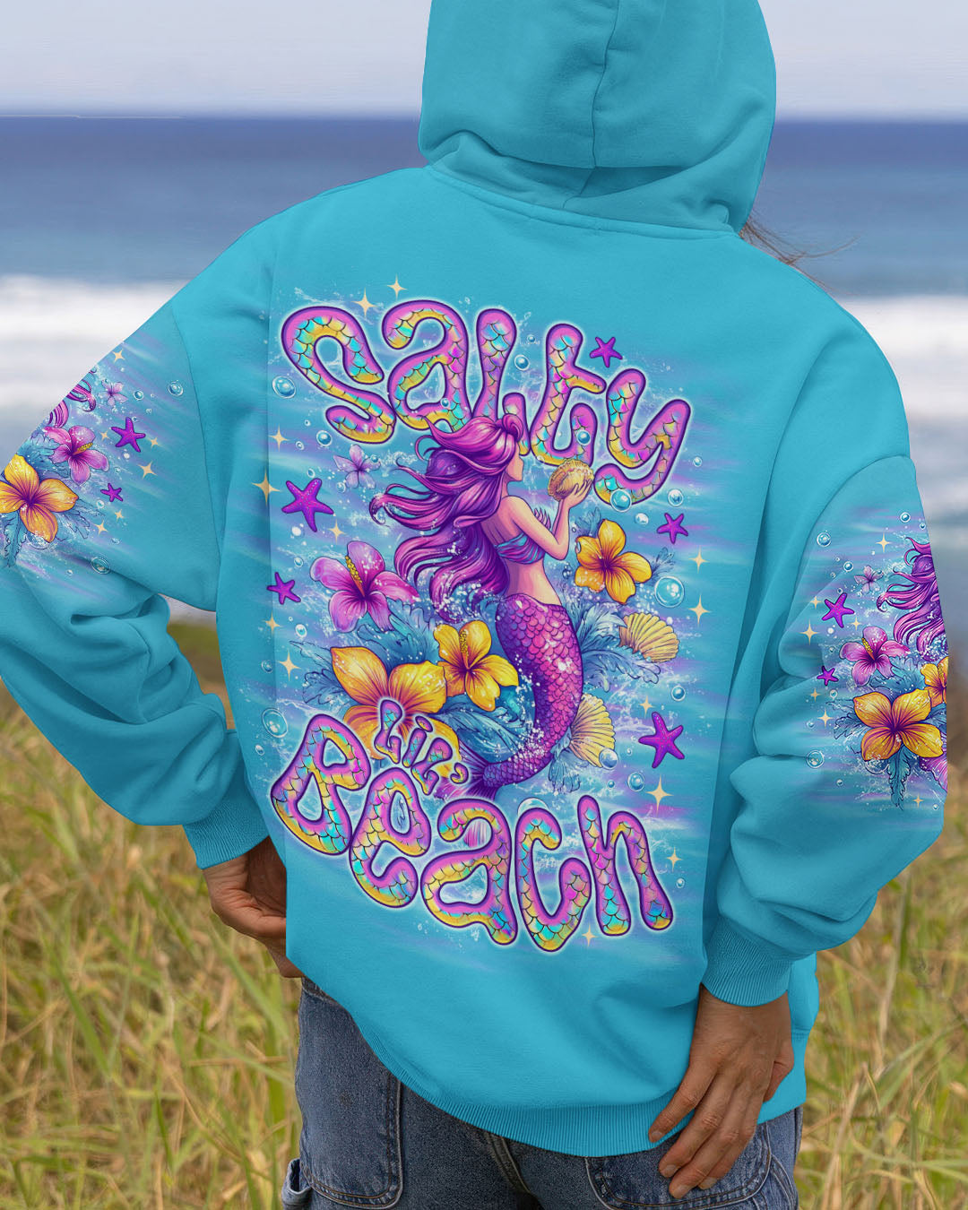 BLISSCORNERS SALTY LIL' BEACH MERMAID ALL OVER PRINT