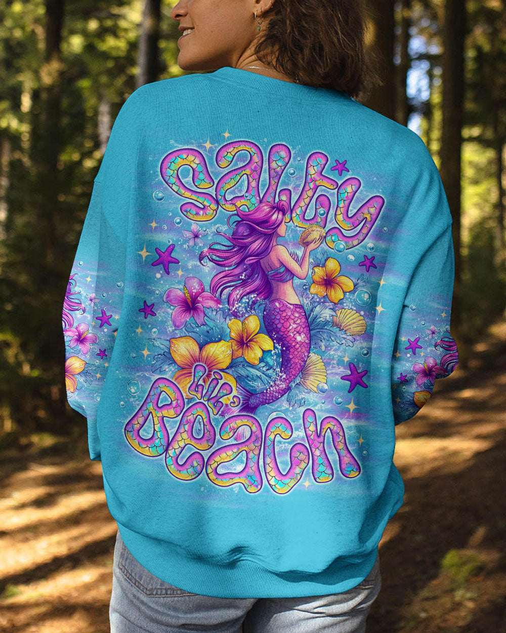 BLISSCORNERS SALTY LIL' BEACH MERMAID ALL OVER PRINT