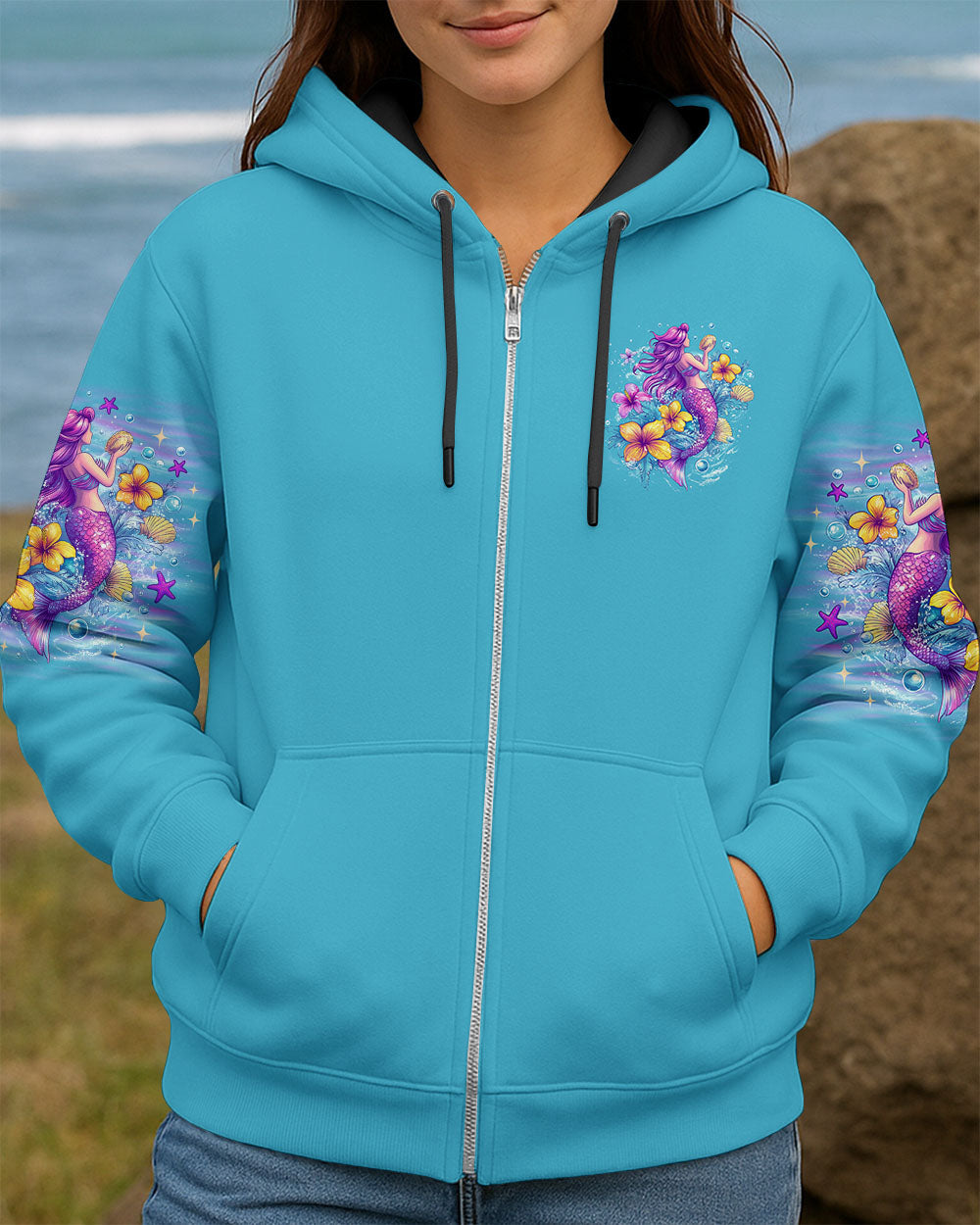 BLISSCORNERS SALTY LIL' BEACH MERMAID ALL OVER PRINT