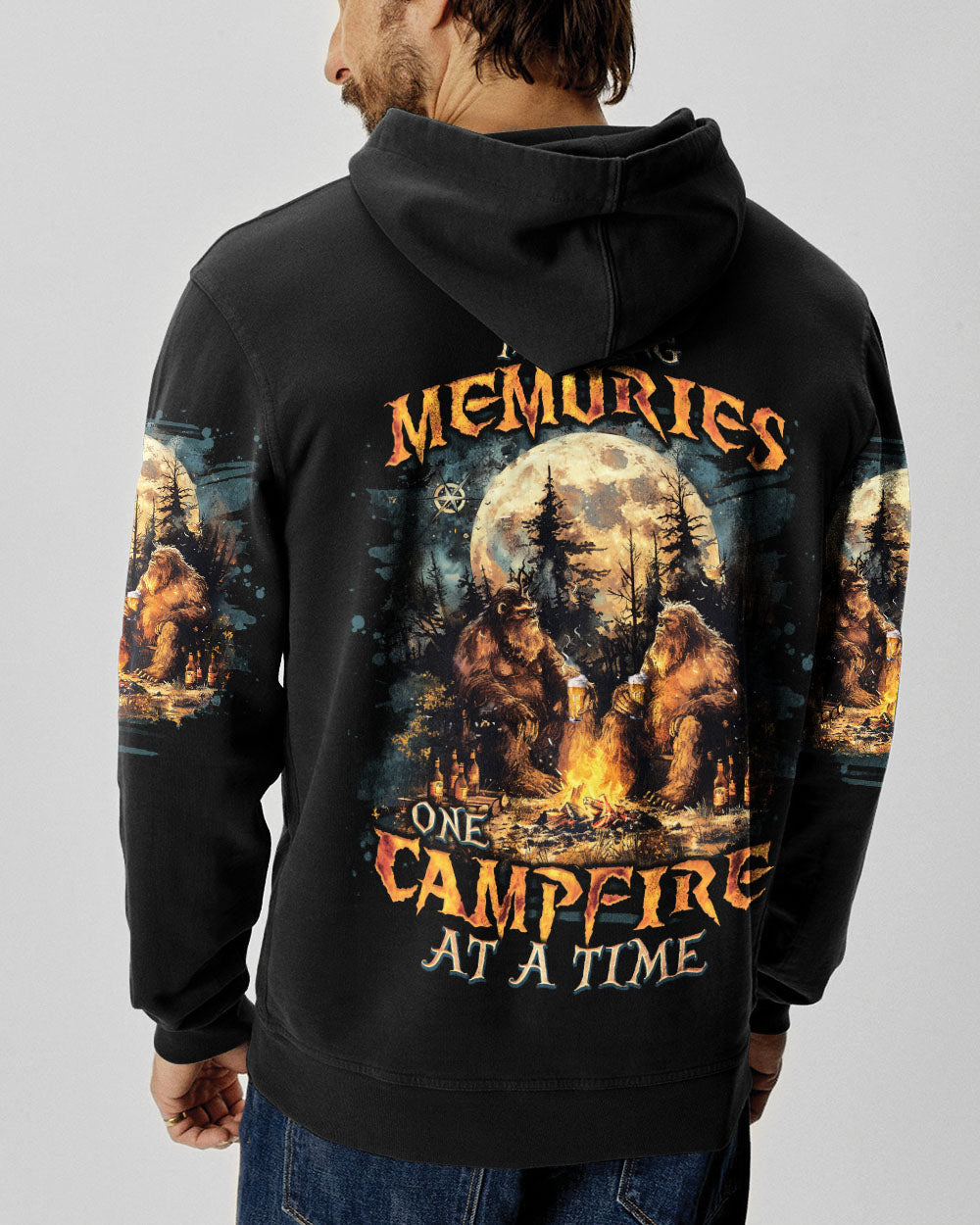 BLISSCORNERS MAKING MEMORIES ONE CAMPFIRE AT A TIME BIGFOOT ALL OVER PRINT