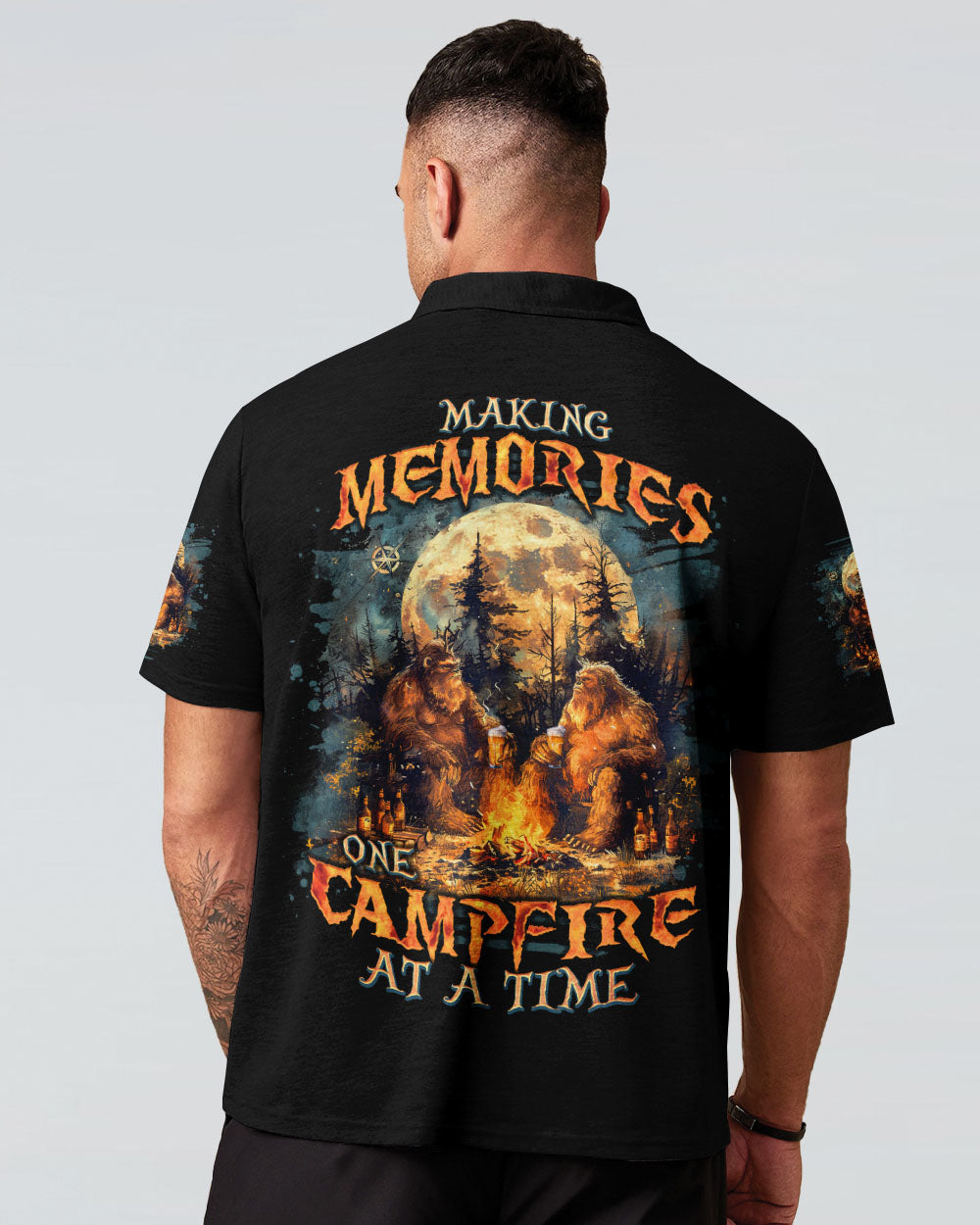 BLISSCORNERS MAKING MEMORIES ONE CAMPFIRE AT A TIME BIGFOOT ALL OVER PRINT