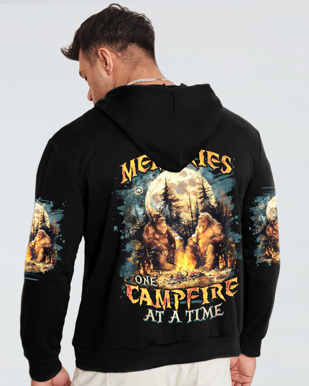 BLISSCORNERS MAKING MEMORIES ONE CAMPFIRE AT A TIME BIGFOOT ALL OVER PRINT