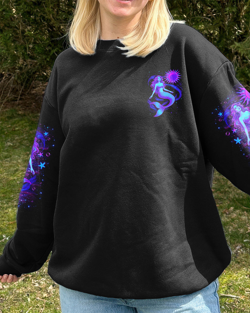BLISSCORNERS SALTWATER HEALS EVERYTHING MERMAID ALL OVER PRINT