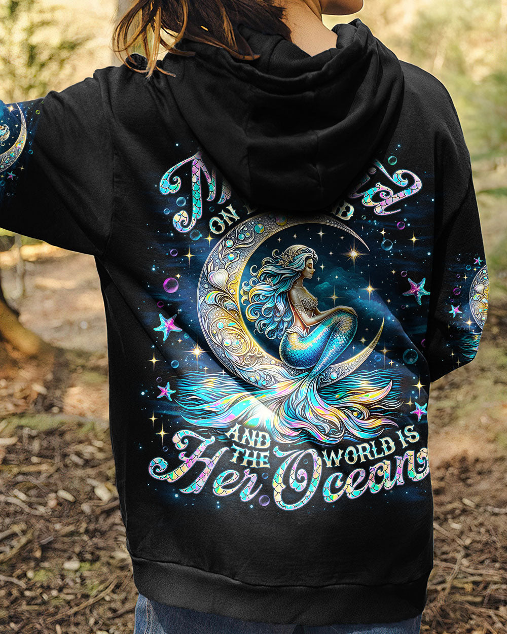 BLISSCORNERS SHE IS A MERMAID ALL OVER PRINT